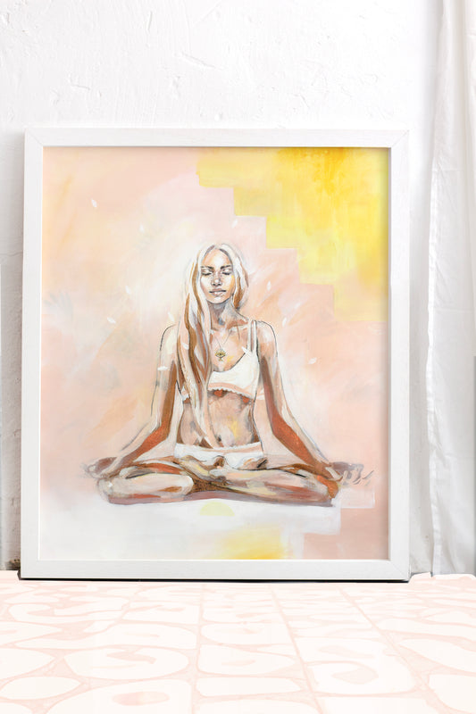 Apricot Glow Painting